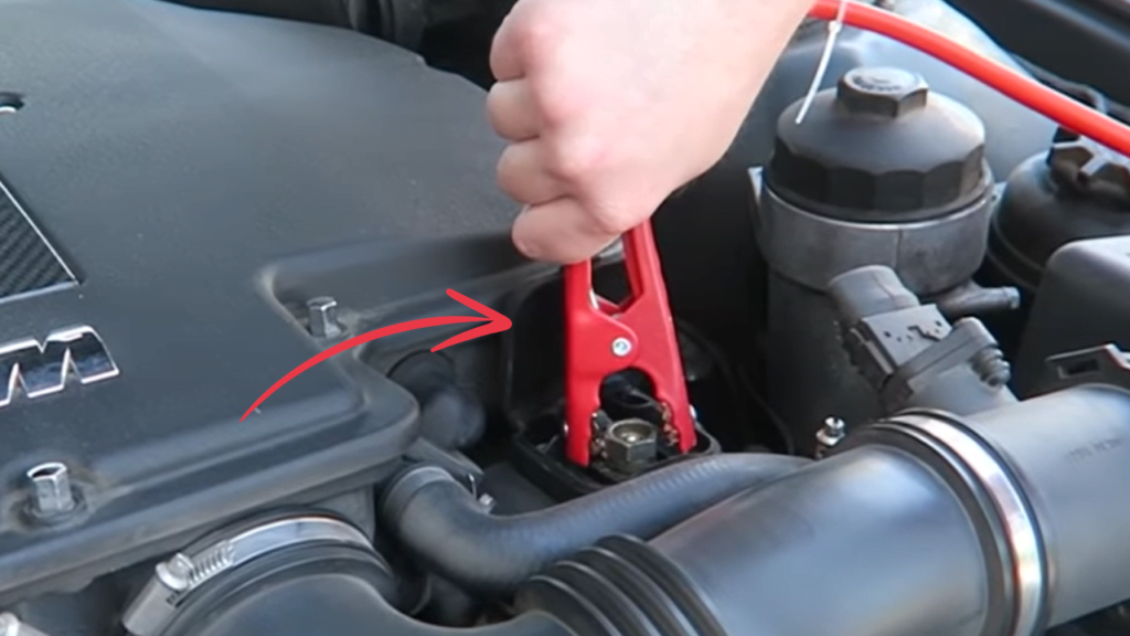 Jump start a car