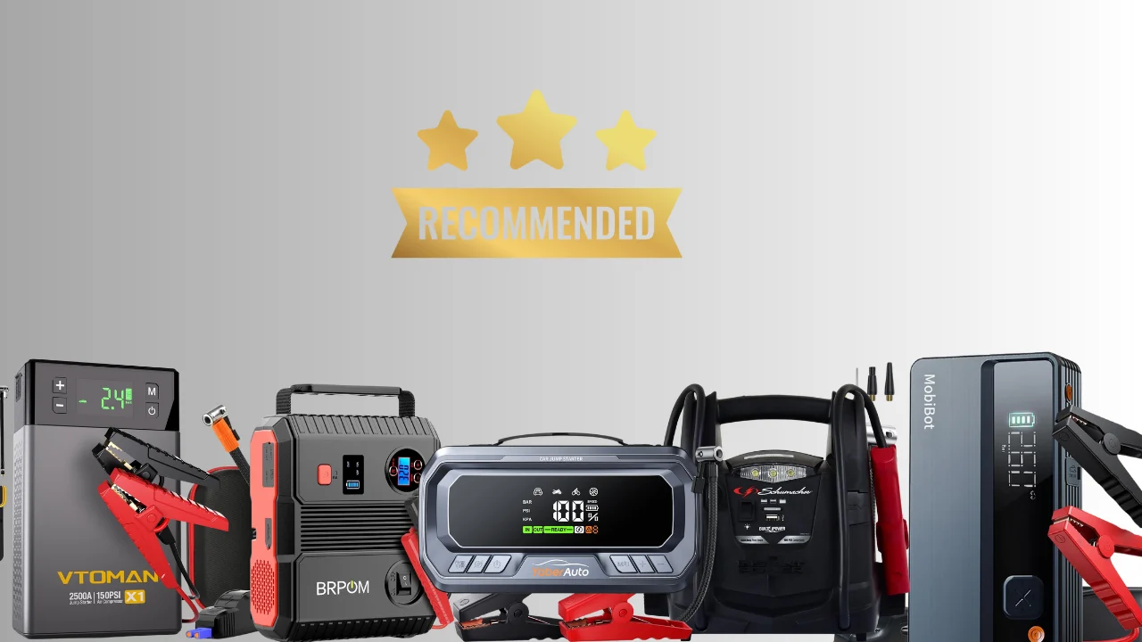 4-in-1 jump starter with air compressor​