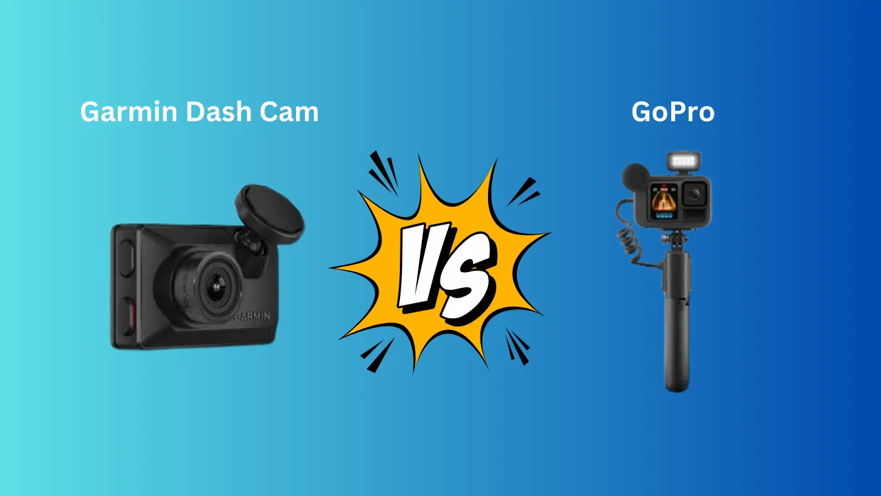 Garmin Dash Cam vs GoPro