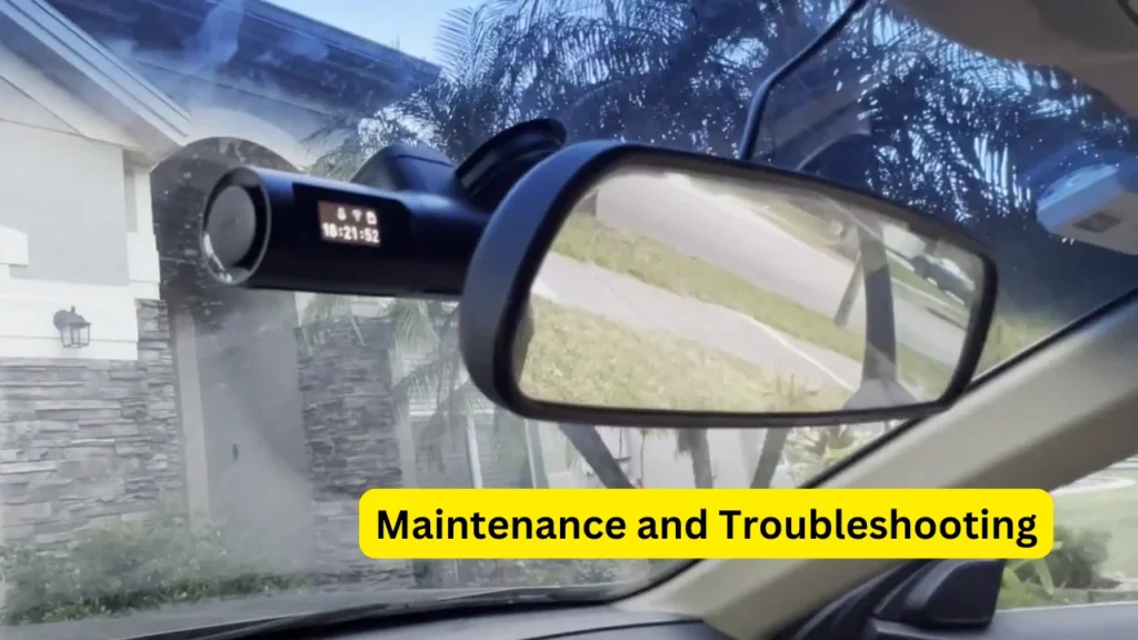 Maintenance and Troubleshooting of dash cam in Honda Accord