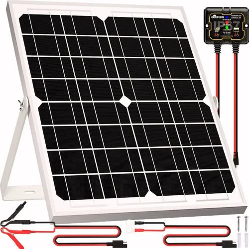 SOLPERK 20W Solar Panel Kit | Best for Off-Grid Battery Maintenance