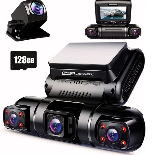 PRUVEEO 360° Wireless Dash Cam with GPS & Night Vision