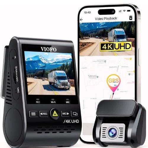 VIOFO A129 Pro Duo 4K Dash Cam | Best for Safe Road Trips
