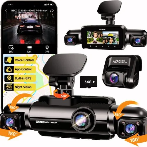 Neideso N300 360° Dash Cam | Ideal for Smart Protection