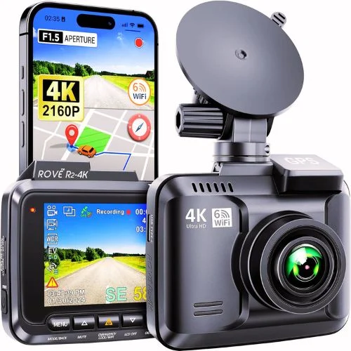 ROVE R2-4K Dash Cam | Best for “4K Ultra HD Recording”